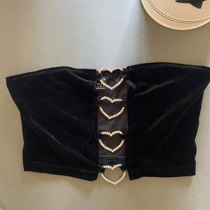 New black velvet tank small